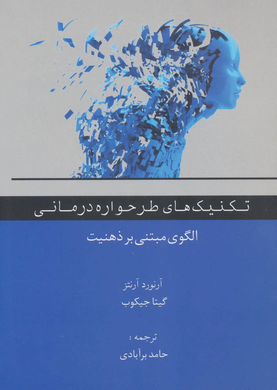 کتاب تکنیک های طرحواره درمانی نشر اسبار نویسنده آرنورد آرنتر-گیتا جیکوب مترجم حامد برآبادی جلد شومیز قطع وزیری
