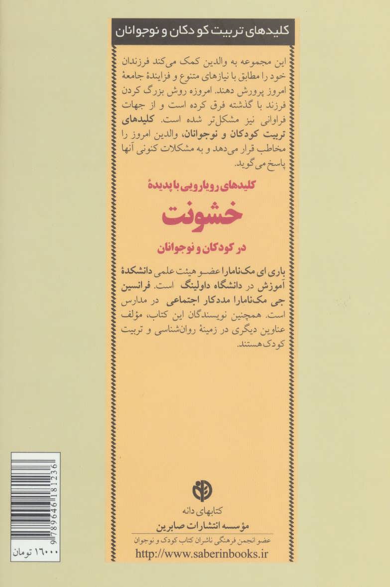 تصویر  کتاب کلیدهای رویارویی با پدیده خشونت در کودکان نشر صابرین نویسنده باری مک نامارا مترجم مسعود حاجی زاده جلد شومیز قطع رقعی