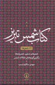 کتاب کتاب شمس تبریز (2) (شعرها) نشر نی نویسنده مهدی سالاری نسب جلد گالینگور قطع رقعی