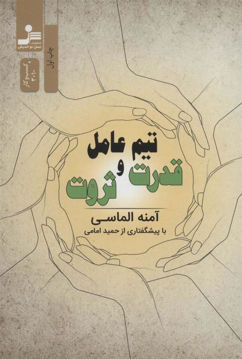 کتاب تیم عامل  قدرت و ثروت نشر نسل نواندیش نویسنده آمنه الماسی جلد شومیز قطع رقعی