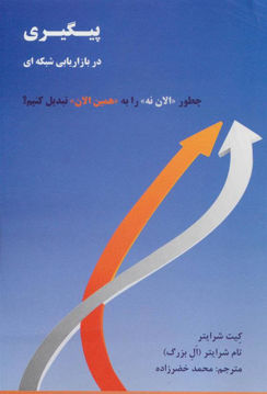 کتاب پیگیری در بازاریابی شبکه ای نشر رخداد کویر نویسنده کیت شرایتر مترجم محمد خضرزاده جلد شومیز قطع رقعی
