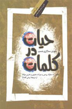 کتاب حیات در کلمات نشر نگاه معاصر نویسنده مهدی سالاری نسب جلد شومیز قطع رقعی