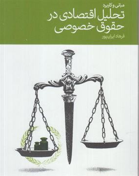 کتاب تحلیل اقتصادی در حقوق خصوصی نشر دنیای اقتصاد نویسنده فرهاد ایران پور جلد شومیز قطع رقعی