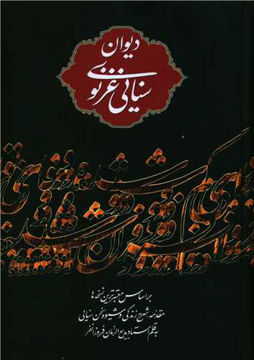 کتاب دیوان حکیم سنایی غزنوی (بدون قاب) نشر نگاه نویسنده سنایی غزنوی مترجم پرویز بابایی جلد گالینگور قطع وزیری